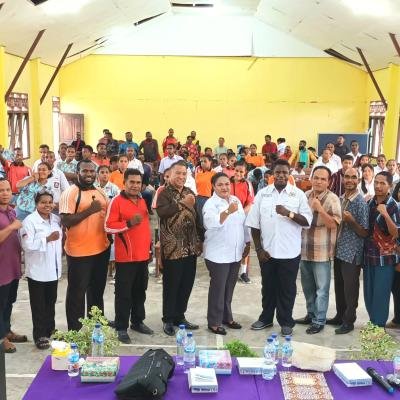 Senator Asli Papua Selatan Sosialisasi Empat Pilar Kebangsaan Bagi Pelajar Merauke