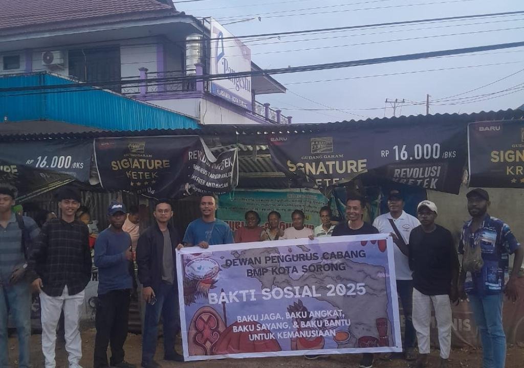 Jelang Nataru, BMP Programkan BakSos 'Torang Baku Bantu'