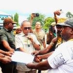 Gelar Aksi Damai di DPRD Papua Tengah, LMA Suku Mee Ogeiye Desak Kejelasan Tapal Batas Adat Mee–Kamoro