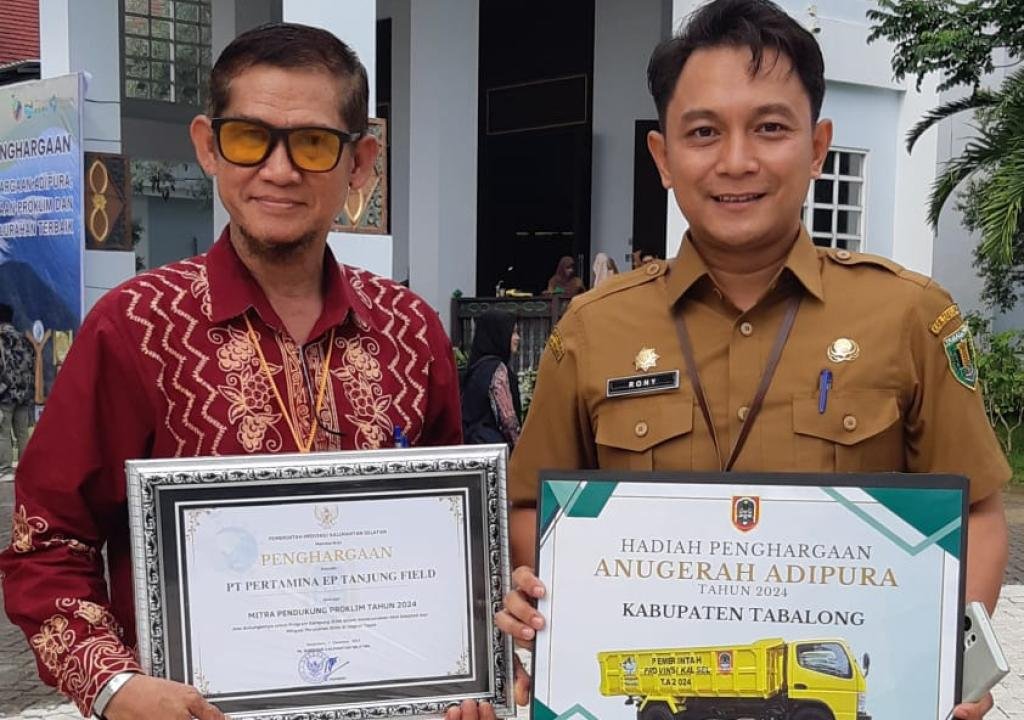 Dukung Inisiatif Keberlanjutan, Pertamina EP Tanjung Field Terima Penghargaan PROKLIM dari Dinas Lingkungan Hidup Provinsi Kalsel