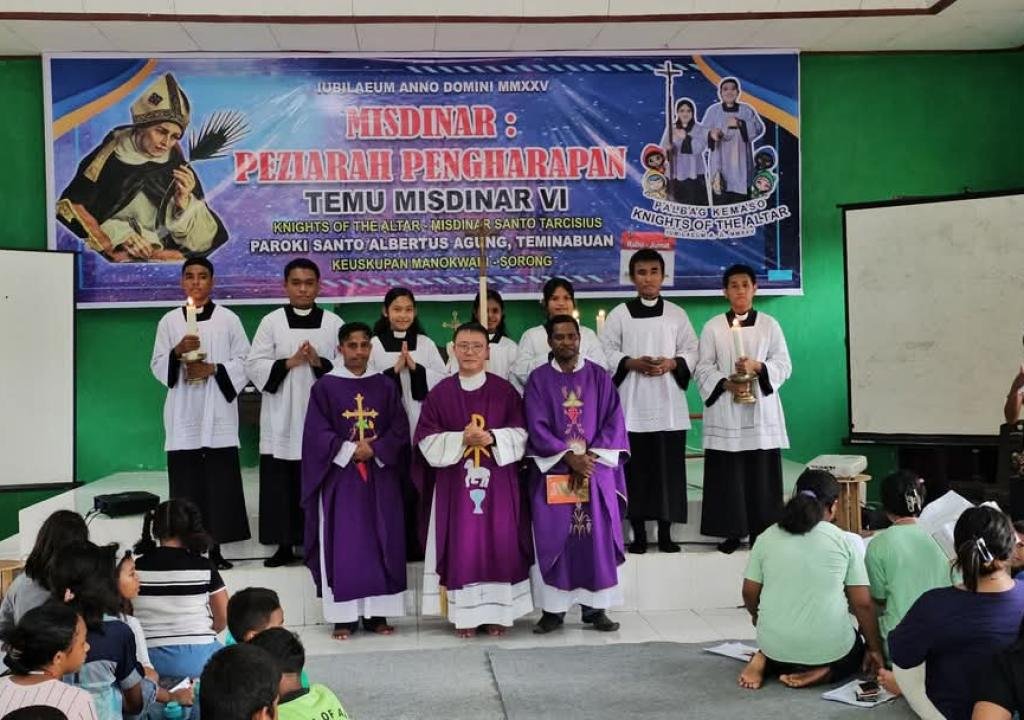 Misdinar TPW Maybrat: Wujud Kebersamaan dan Gotong Royong dalam Temu Misdinar VI