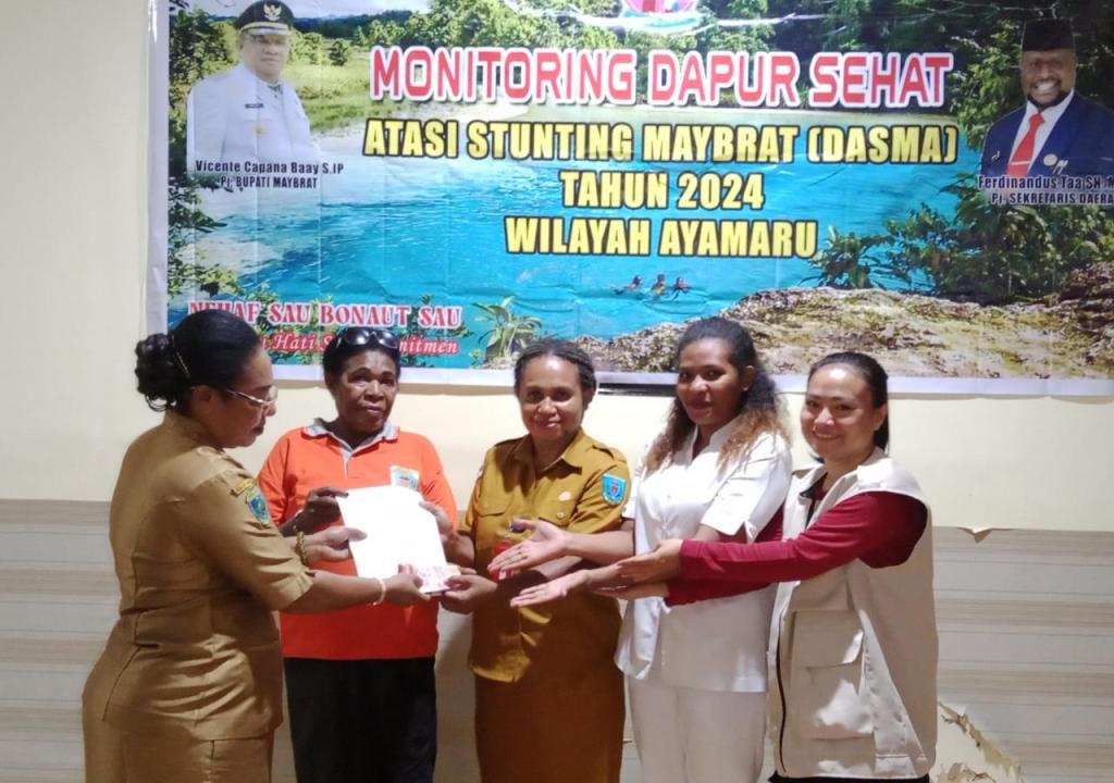 DPPKB Kabupaten Maybrat Melaksanakan Monev Tim Pendamping Keluarga Percepatan Penurunan Stunting