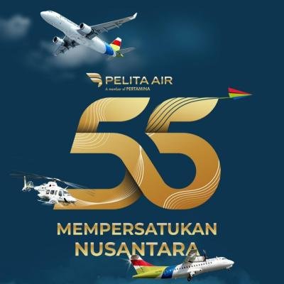 55 Tahun Pelita Air, Mitra Transportasi Udara Handal Perkuat Konektifitas
