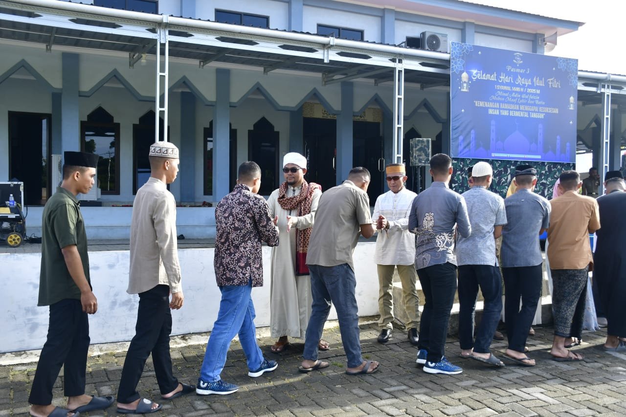 Momen Silaturahmi, Pasmar 3 Gelar Acara Halal Bi Halal Mantapkan Kedekatan dan Sinergi