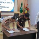 Perkuat Sinergi Penegakkan Hukum, BPJS Kesehatan Cabang Sorong dan Kejaksaan Negeri Sorong Teken Kerja Sama Strategis Program JKN