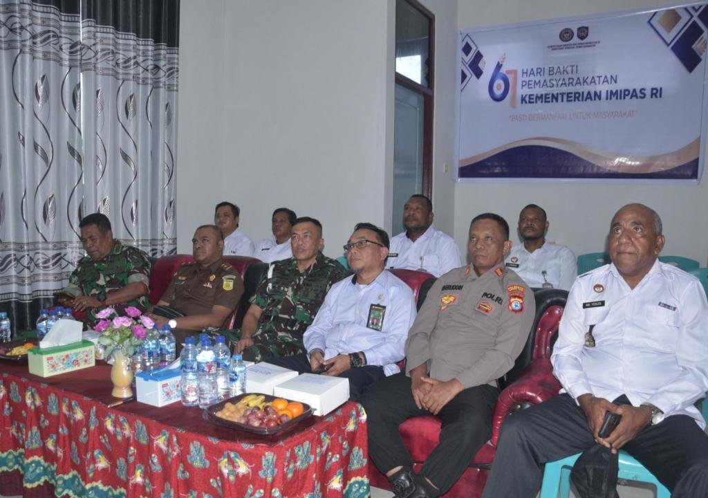 Dandenprov Pasmar 3 Hadiri Peringatan Hari Bhakti Permasyarakatan Ke-61