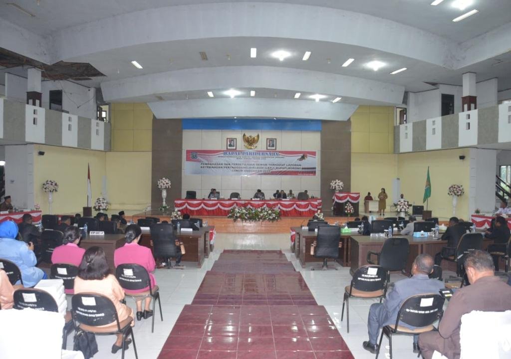 Kasimin Denma Pasmar 3 Hadiri Rapat Paripurna IX DPRD Kabupaten Sorong Masa Sidang Tahun 2025