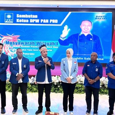 Hasil Muswil I DPW PAN Papua Barat Daya, Sukriyadi Diusulkan Jabat Ketua