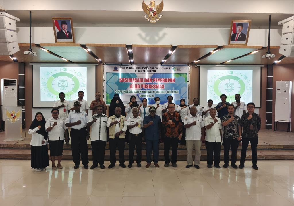 Dinkes Sorong Selatan Gelar Sosialisasi Penerapan BLUD Puskesmas, Peserta Nilai Penting untuk Tingkatkan Layanan Kesehatan