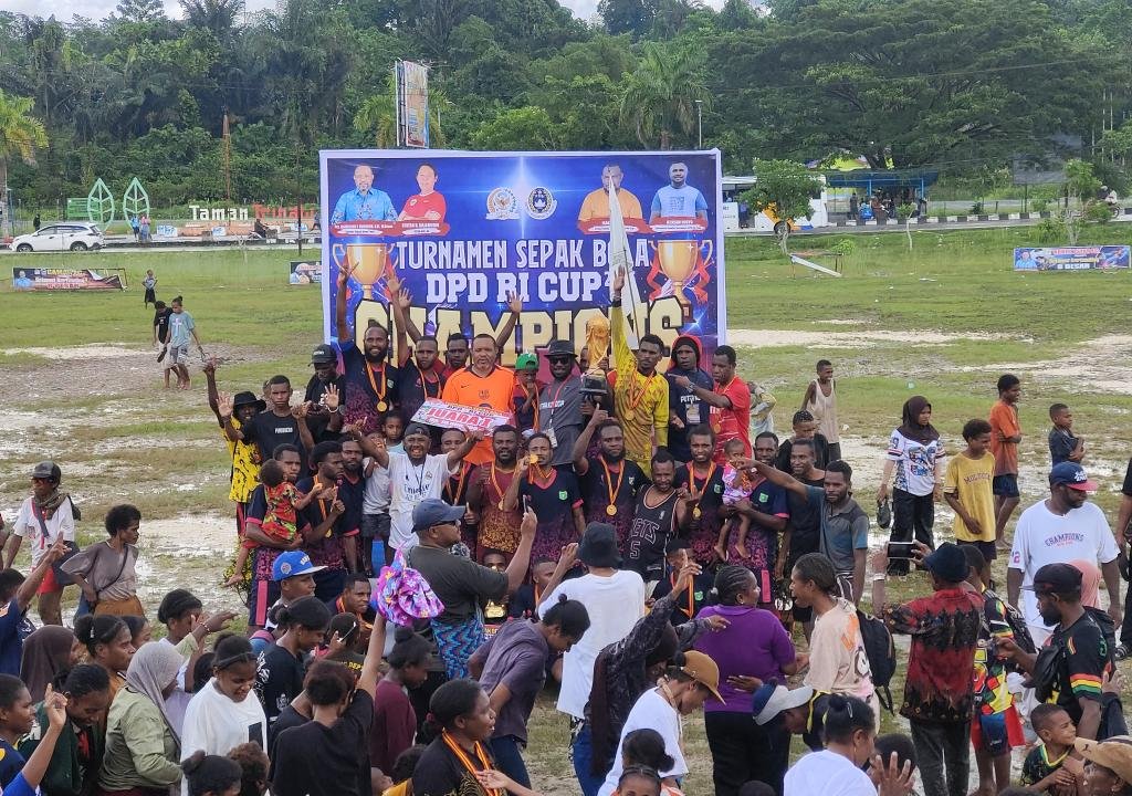 Putra Kokoda FC Juara DPD RI Cup 1, Mamberob Rumakiek: Turnamen Ini untuk Bangkitkan Generasi Muda Sorong Selatan
