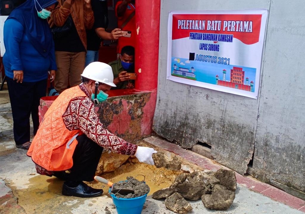 Pasca Terbakar Saat Konflik 2 Tahun Lalu, Lapas Kelas IIB Mulai Dibenahi