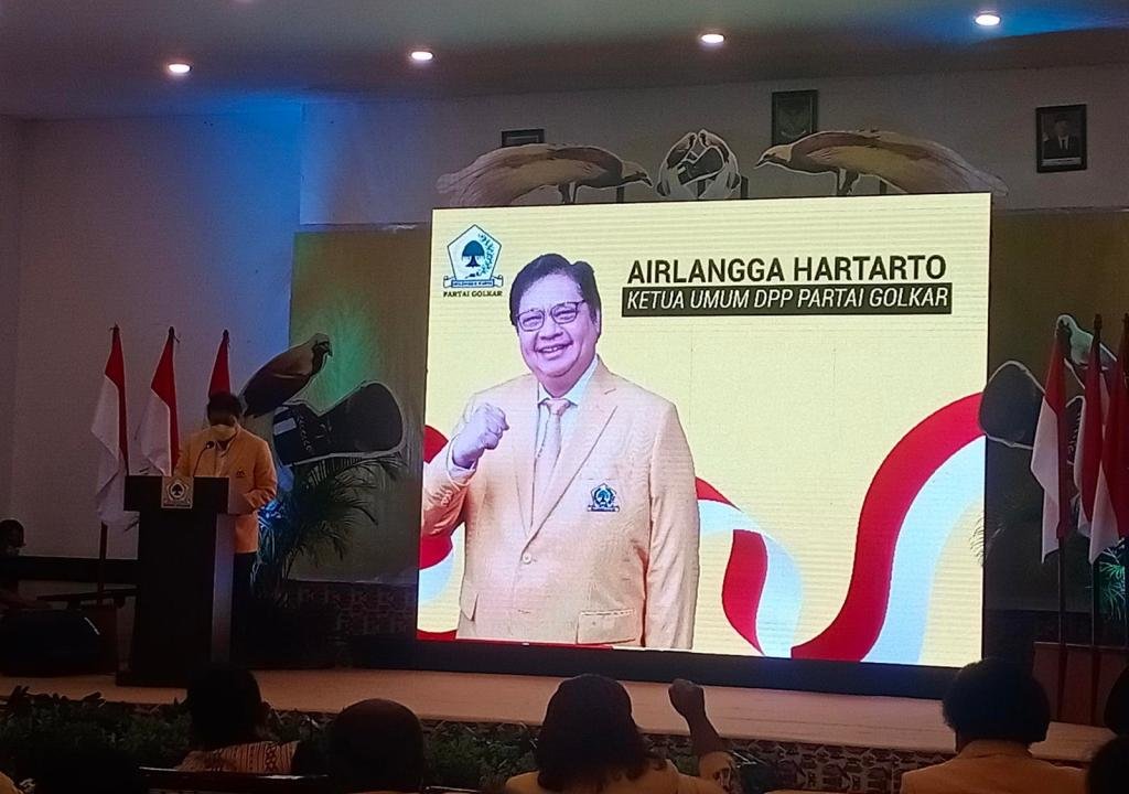 Airlangga Hartarto Minta Kader Golkar Papua Barat Memenangkan Pemilu 2024