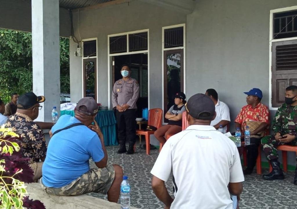 Kapolsek Sasaupor Gelar Pertemuan Menjelang Akhir Tahun 2020 dan Tahun Baru 2021