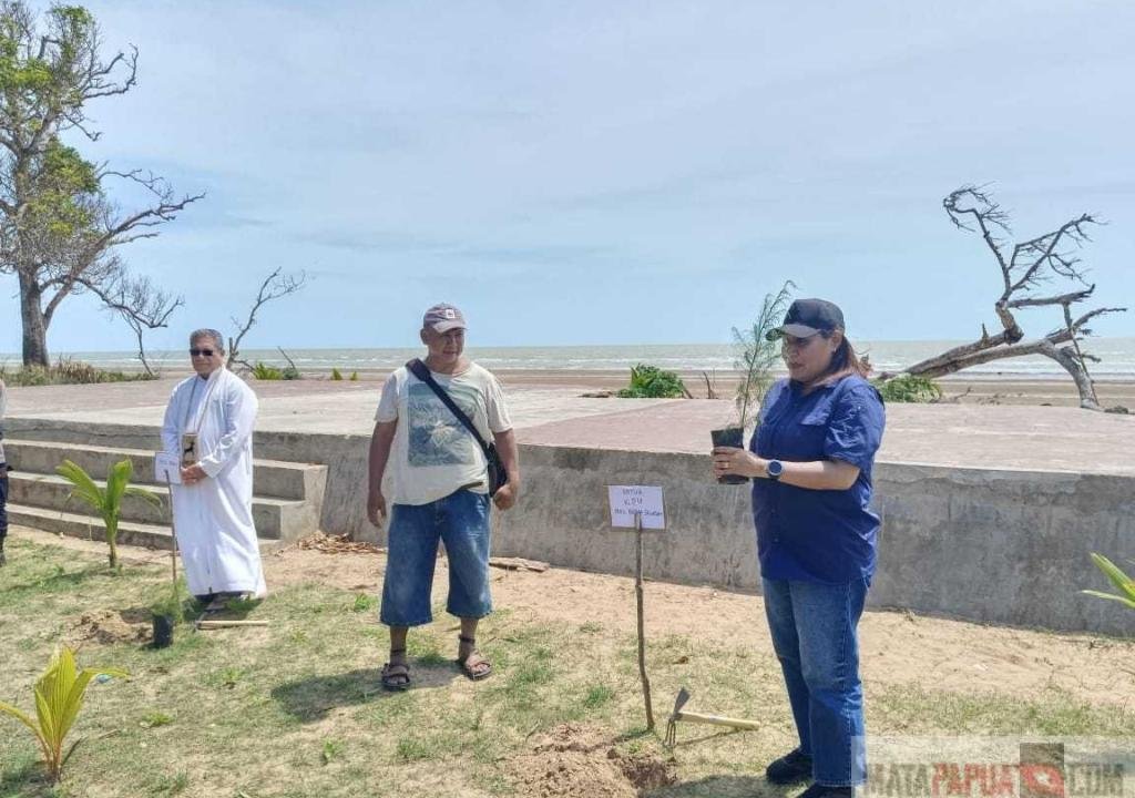 KPU Papsel gelar sosialisasi Pilkada peduli lingkungan di Wendu Merauke
