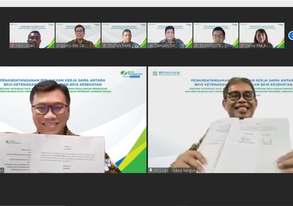 Optimalkan Layanan, 2 BPJS Teken PKS Integrasi Data