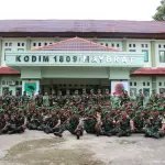 Dandim 1809/Maybrat Pimpin Upacara Kenaikan Pangkat: "Ini Bentuk Penghargaan dan Tanggung Jawab Baru"