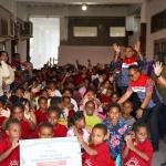 Pertamina Patra Niaga Papua Maluku Berbagi Kebahagiaan dengan 375 Anak Yatim di HUT ke-68 Pertamina