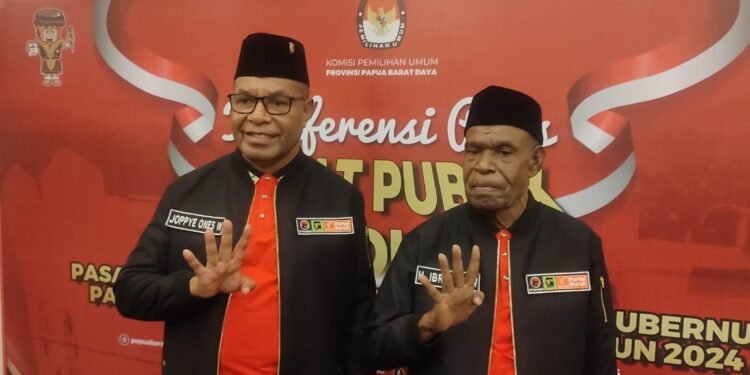 Paslon 'JOIN' nomor urut 4 Pilkada Papua Barat Daya 2024