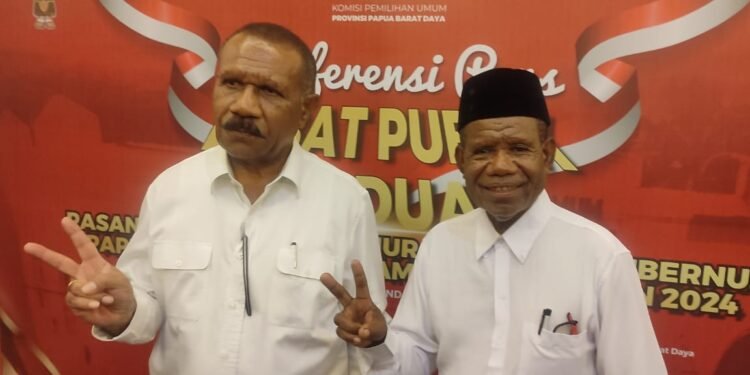 Paslon nomor urut 2, Cagub dan Wacagub Papua Barat Daya, Gabriel Asem dan Lukman Wugaje 'GAUL'