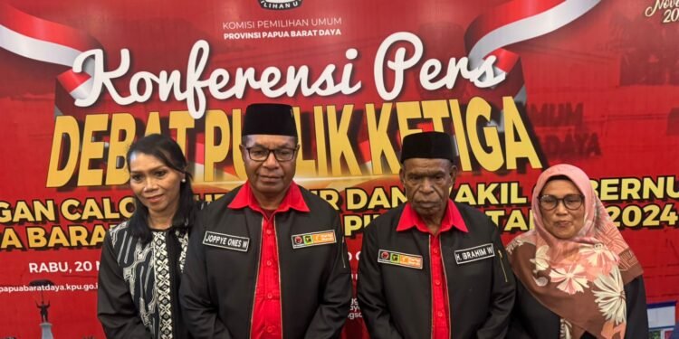 Paslon Cagub dan Cawagub PBD nomor urut 4, Joppye O Wayangkau dan Ibrahim Wugaje 'JOIN'