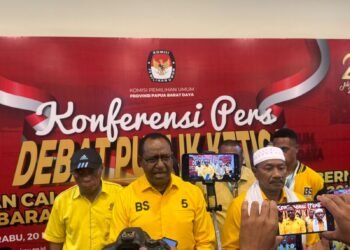 Paslon Cagub dan Cawagub PBD nomor urut 5, Bernard Sagrim dan Sirajudin Bauw 'BERSINAR'