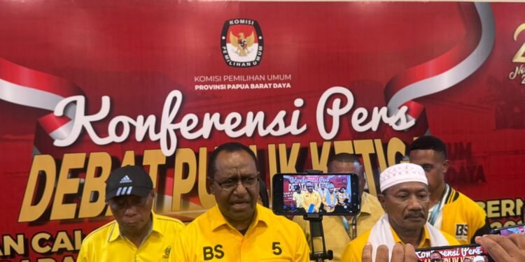 Paslon Cagub dan Cawagub PBD nomor urut 5, Bernard Sagrim dan Sirajudin Bauw 'BERSINAR'