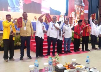 Pengambilan Nomor Urut Paslon Gubernur dan Wakil Gubernur Papua Barat Daya