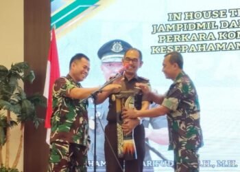 In House Training tugas Organisasi Jaksa Agung Muda Bidang Pidana Militer dan bimtek serta sosialisasi nota kesepahaman