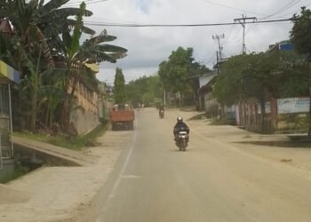 Debu akibat galian C di sekitar jalan Pepabri Kota Sorong