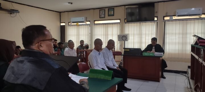 Sidang tuntutan pemilukada Kota Sorong 2024 dengan 4 orang terdakwa