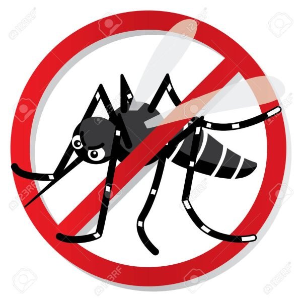 59795236 anti mosquito sign cartoon style
